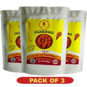 Pack of 3 – 500 Handmade Thekua – Pack of 3 x 500g